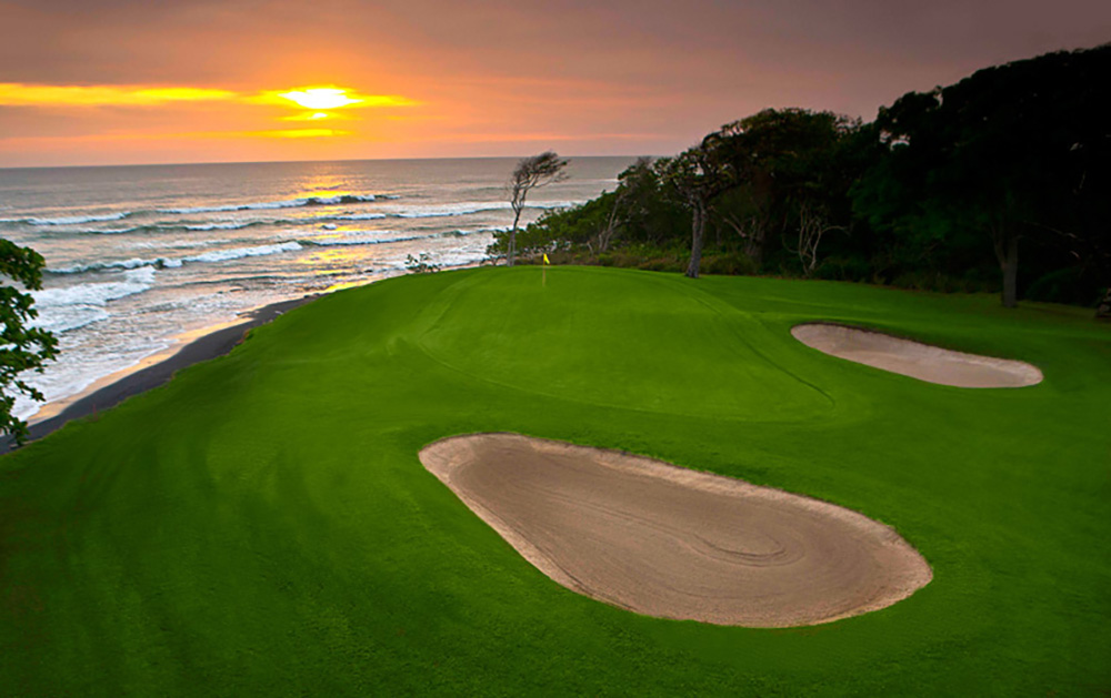Costa Rica beach and golf